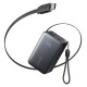 Батарея універсальна Anker 10000 mAh Nano 45 W Built-In USB-C Cable Black (A1638H11)