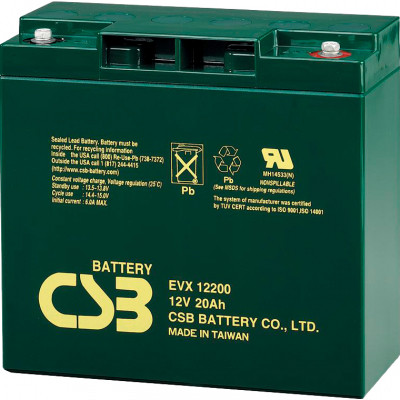 Батарея до ДБЖ CSB EVX12200 12В 20 А·год (EVX12200)