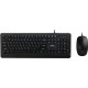 Комплект AOC KM220B USB UA Black (KM220B/97)