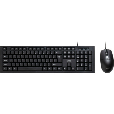 Комплект AOC KM160B USB UA Black (KM160B/97)