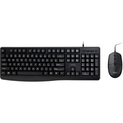 Комплект AOC KM170B USB UA Black (KM170B/97)