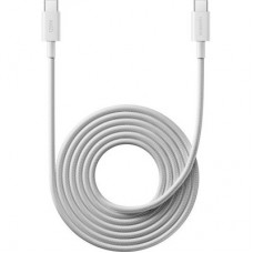 Дата кабель USB-C to USB-C 2.0m 6A braided white Xiaomi (1169400) - Фото