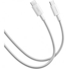 Дата кабель USB-C to USB-C 2.0m 6A braided white Xiaomi (1169400) - Фото