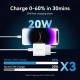 Зарядний пристрій Vention 1xUSB-C PD20W + cable USB-C to Lightning white (G17W0-EU)