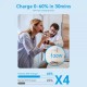 Зарядное устройство Vention 1xUSB-C PD20W GaN + cable USB-C to USB-C black (TZ-FEPB0-EU-01)