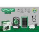 Фонарь NEWVEW з вентилятором комплект NV-T255 Solar Panel 4500mAh (NWVW-NV-T255-GN)