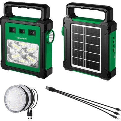 Фонарь NEWVEW комплект NV-T260 Solar Panel 2400mAh (NWVW-NV-T260-GN)
