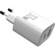 Зарядний пристрій Sigma 1xUSB-C PD33W + 1xUSB QC 3.0 GaN X-power PS33-01 white (4827798527719)