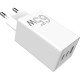 Зарядний пристрій Sigma 2xUSB-C PD65W + 1xUSB QC 3.0 GaN X-power PS65-01 white (4827798637715)