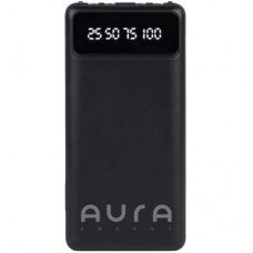 Батарея універсальна AURA NRG10 10000 mAh Black (PBANRG10B)