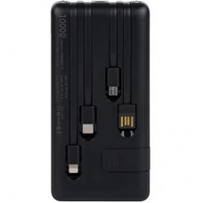 Батарея універсальна AURA NRG10 10000 mAh Black (PBANRG10B) - Фото