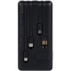 Батарея універсальна AURA NRG10 10000 mAh Black (PBANRG10B)