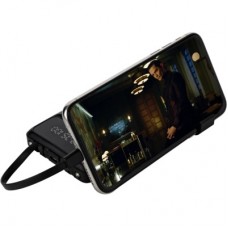Батарея універсальна AURA NRG10 10000 mAh Black (PBANRG10B) - Фото