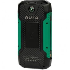 Батарея універсальна AURA NRG-30SE ARM SOLAR 30000mAh Wireless charging Green (PBANRG30SEG)