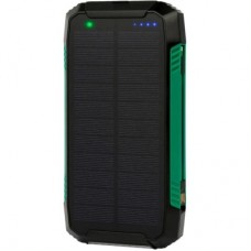 Батарея універсальна AURA NRG-30SE ARM SOLAR 30000mAh Wireless charging Green (PBANRG30SEG) - Фото