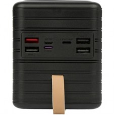 Батарея універсальна AURA NRG-P100 100000mAh 22.5W Black (PBANRG-P100B) - Фото