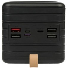 Батарея універсальна AURA NRG-P80 8000 mAh 22.5 W Black (PBANRG-P80B) - Фото