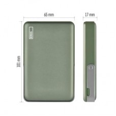 Батарея універсальна EMOS 10000 mAh, MagSafe, 20W, green (B0552AG) - Фото