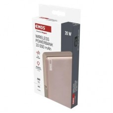 Батарея універсальна EMOS 10000 mAh, MagSafe, 20W, pink (B0552RG) - Фото