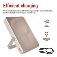 Батарея універсальна EMOS 10000 mAh, MagSafe, 20W, pink (B0552RG) - Фото