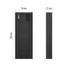 Батарея універсальна EMOS 27000 mAh NTBF30, 100 W, Pass-through, black (B0561B) - Фото