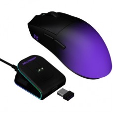Мышка Hator Hellyberry HM47 Pro RGB Wireless/Bluetooth/USB Black/Violet (HM47PRO_black_violet) - Фото