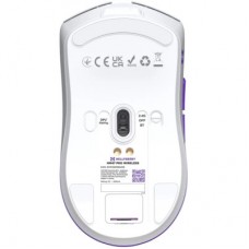 Мышка Hator Hellyberry HM47 Pro RGB Wireless/Bluetooth/USB White/Violet (HM47PRO_white_violet) - Фото