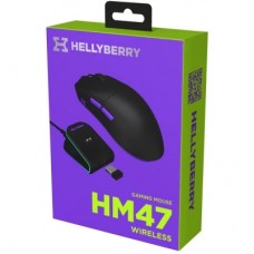Мышка Hator Hellyberry HM47 Wireless Black/Violet (HM47_black_violet) - Фото