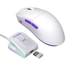 Мышка Hator Hellyberry HM47 Wireless White/Violet (HM47_white_violet) - Фото