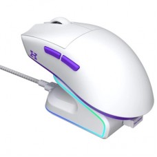 Мышка Hator Hellyberry HM47 Wireless White/Violet (HM47_white_violet) - Фото