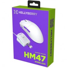 Мышка Hator Hellyberry HM47 Wireless White/Violet (HM47_white_violet) - Фото