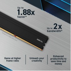 Модуль пам'яті для комп'ютера DDR5 32GB 6000 MHz Pro Micron (CP32G60C40U5BT) Модуль пам'яті для комп'ютера DDR5 32GB 6000 MHz Pro Micron (CP32G60C40U5BT) - Фото