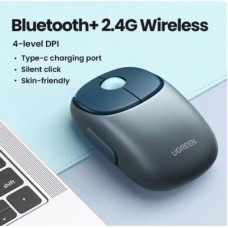 Мышка Ugreen MU102 Wireless/Bluetooth Black (90538) - Фото