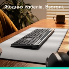 Клавіатура Logitech Slim Solar+ Bluetooth Graphite (920-013764) - Фото