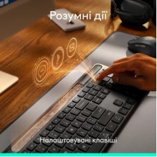 Клавіатура Logitech Slim Solar+ Bluetooth Graphite (920-013764) - Фото