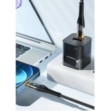 Дата кабель USB-C to Lightning 1.0m 3A black Essager (EXCTL-XJ01-P) - Фото