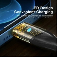Дата кабель USB-C to Lightning 1.0m 3A black Essager (EXCTL-XJ01-P) - Фото