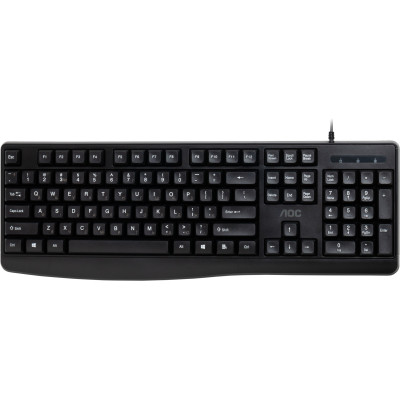 Клавиатура AOC KB120B USB UA Black (KB120B/97)