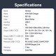 Зарядний пристрій Vention 2xUSB-C PD45W GaN transparent white (FCFW0-EU)