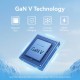 Зарядний пристрій Vention 1xUSB-C PD70W + 1xUSB QC 3.0 22.5 W GaN transparent gray (FCGH0-EU)