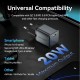 Зарядний пристрій Vention USB-C PD20W GaN gray (FEVH0-EU)