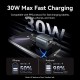 Зарядний пристрій Vention 1xUSB-C PD30W + 1xUSB QC 3.0 18 W GaN gray (FEWH0-EU)
