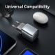 Зарядний пристрій Vention 1xUSB-C PD30W + 1xUSB QC 3.0 18 W GaN gray (FEWH0-EU)