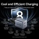 Зарядний пристрій Vention 2xUSB-C PD45W GaN + cable USB-C to USB-C 1.0m black gray (TZ-FCDH0-EU)