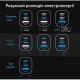 Зарядний пристрій Vention 1xUSB-C PD70W + 1xUSB QC 3.0 22.5 W GaN + cable USB-C to USB-C 1.0m 5 A gray (TZ-FCGH0-EU)