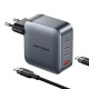 Зарядний пристрій Vention 3xUSB-C PD100W + 1xUSB QC 3.0 30 W GaN + cable USB-C to USB-C 1.0m gray (TZ-FETH0-EU)