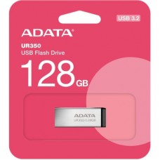 USB-флеш накопичувач ADATA 128 GB UR 350 Silver/Black USB 3.2 (UR350-128G-RSR/BK) - Фото