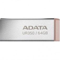 USB-флеш-накопичувач ADATA 64GB UR 350 Silver/Beige USB 3.2 (UR350-64G-RSR/BG) - Фото