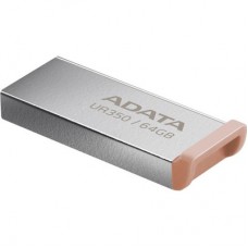 USB-флеш-накопичувач ADATA 64GB UR 350 Silver/Beige USB 3.2 (UR350-64G-RSR/BG) - Фото