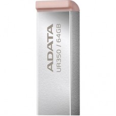 USB-флеш-накопичувач ADATA 64GB UR 350 Silver/Beige USB 3.2 (UR350-64G-RSR/BG) - Фото